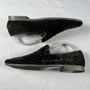 Giorgio Brutini Men's Loafers Size 8 Black Chatwal Slip-On Velvet Shoes 176271